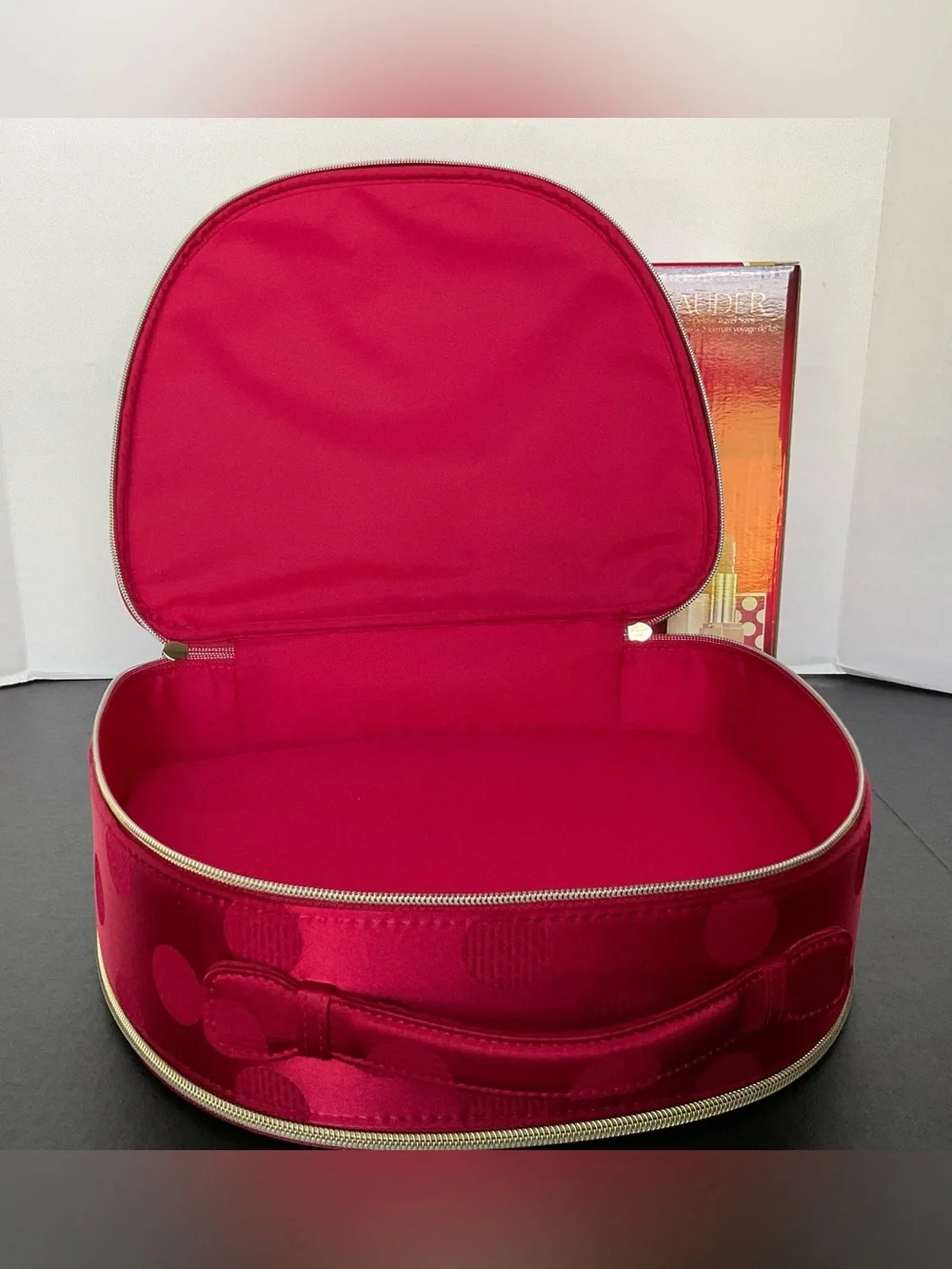 Estée Lauder Red Polka Dot Train Case